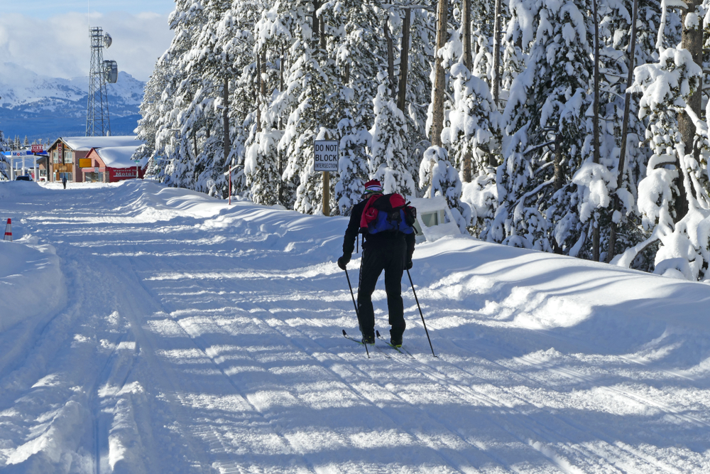 West,yellowstone,,united,states, ,january,20,2018:,wilderness,cross Country